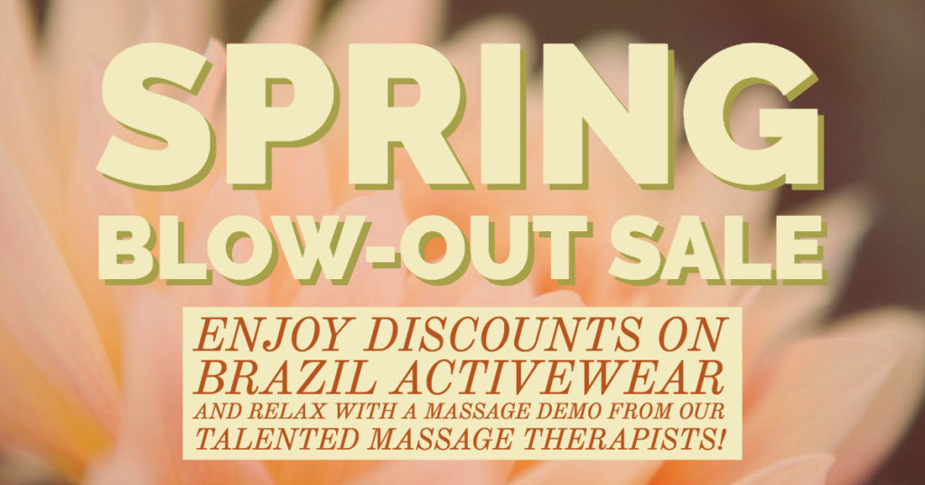Spring Blow-out Sale at Huntington Harbour Athletic Club